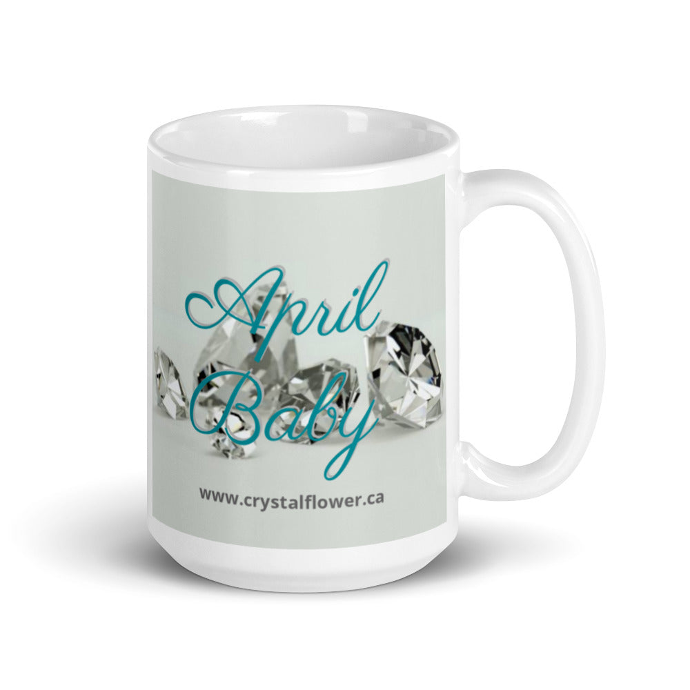 Mug - April Baby - Crystal Flower