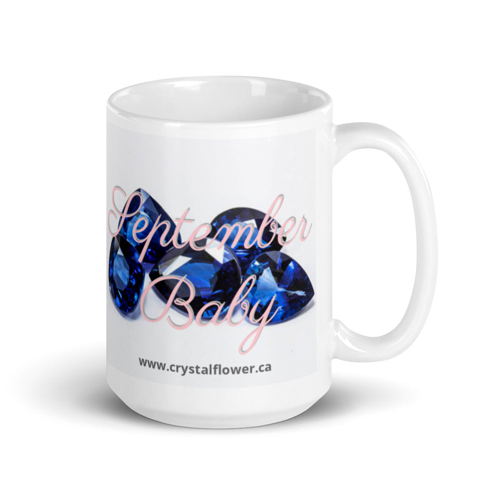 Mug - September Baby - Crystal Flower