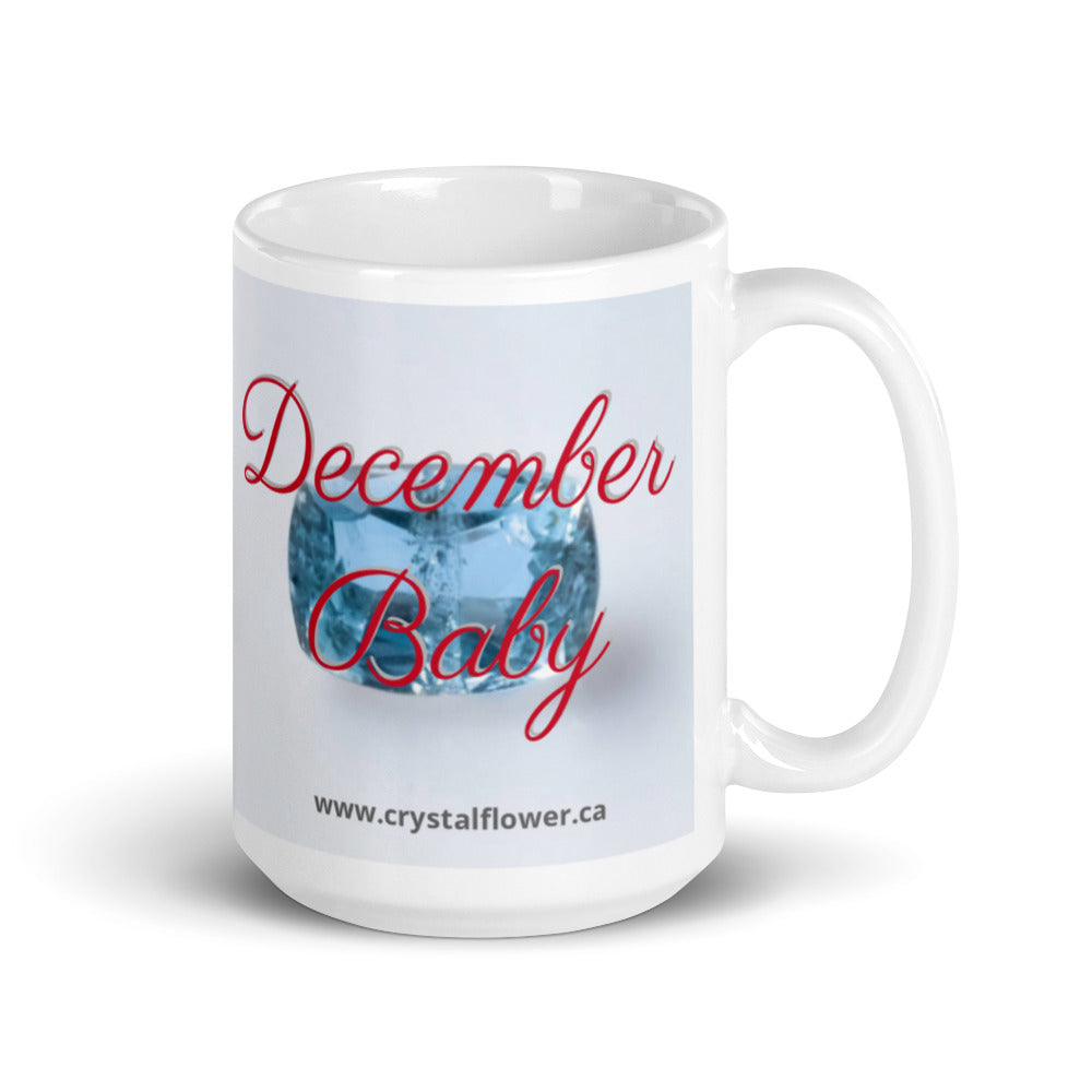 Mug - December Baby - Crystal Flower